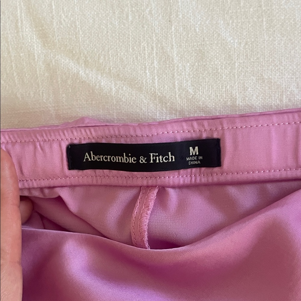 Abercrombie & Fitch Satin Draped Mini Skort - Picture 3 of 3